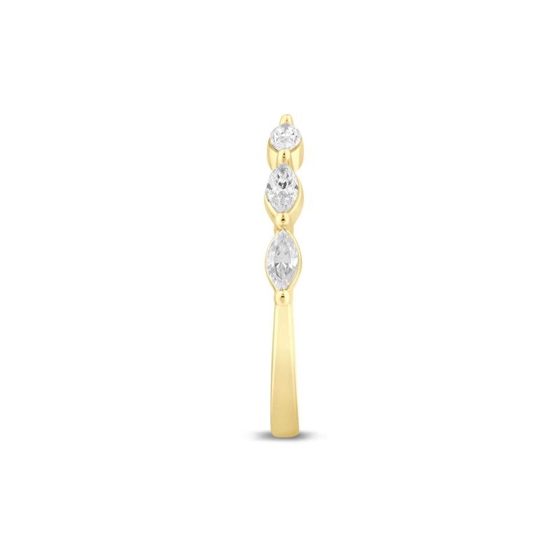 Lab Grown Diamond Open Stack Anniversary Band in 14K Yellow Gold &#40;3/8 ct. tw.&#41; – Image 3 of 3