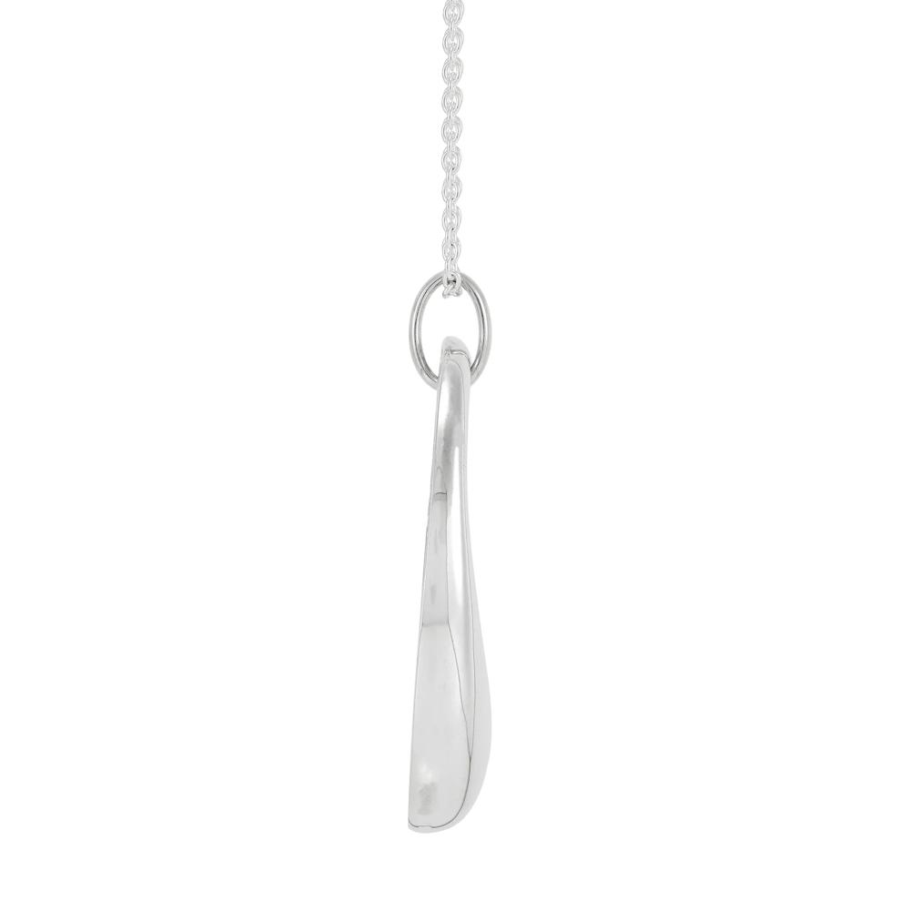 Graduated Oval Pendant in Sterling Silver – Image 2 of 4