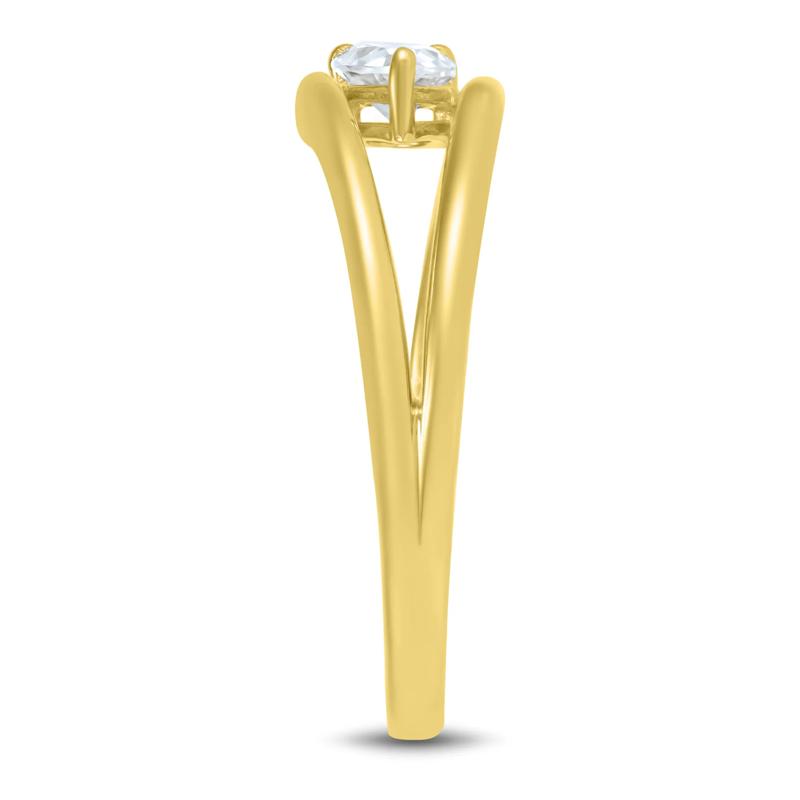 Lab Grown Diamond Solitiare Ring in 10K Yellow Gold &#40;1/3 ct. tw.&#41; – Image 3 of 3