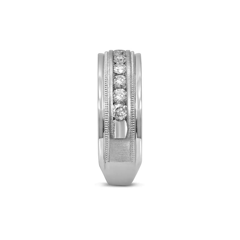Men&#39;s 1 ct. tw. Diamond Band in 10K White Gold  – Image 3 of 3