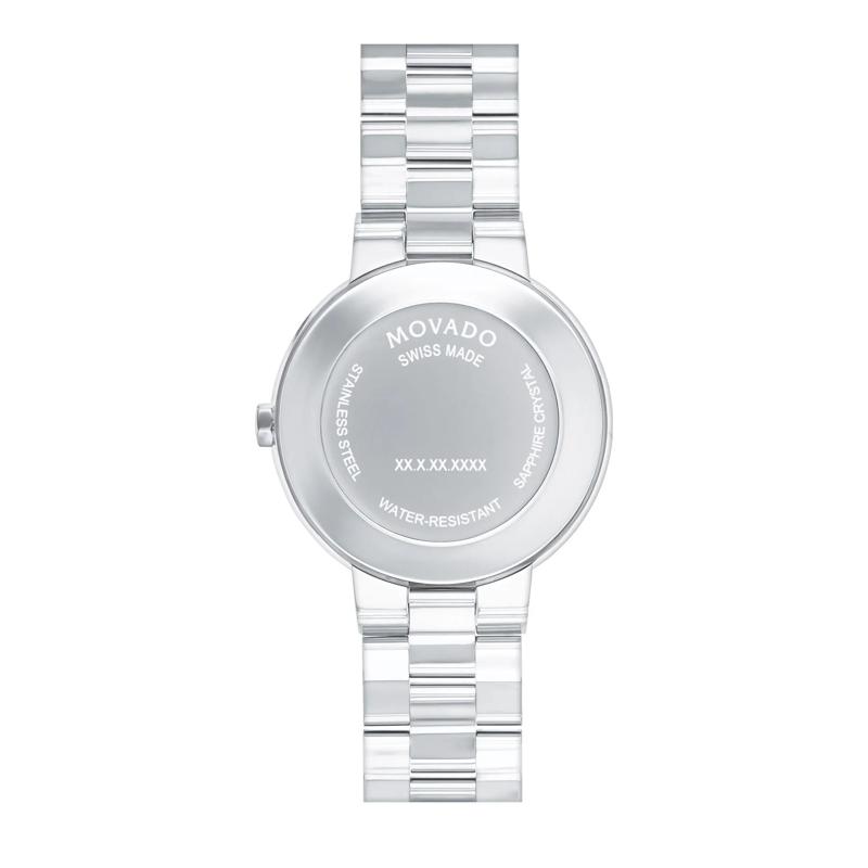 Ladies&#39; Sapphire Watch in Stainless Steel, 28MM – Image 3 of 3