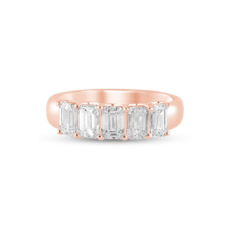 Lab Grown Diamond Band in 14K Rose Gold &#40;2 ct. tw.&#41; – Image 1 of 3
