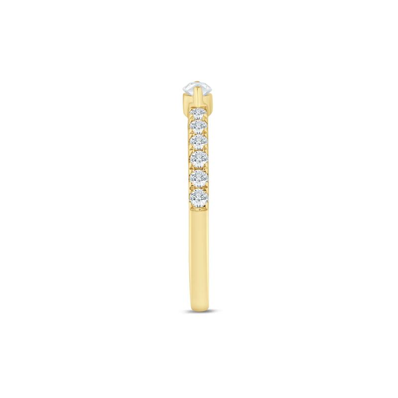 Lab Grown Diamond Marquise-Cut Open Band in 14K Yellow Gold &#40;3/8 ct. tw.&#41; – Image 3 of 3