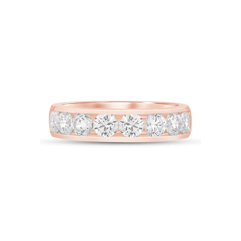 Lab Grown Diamond Channel-Set Band in 14K Rose Gold &#40;2 ct. tw.&#41; – Image 1 of 3