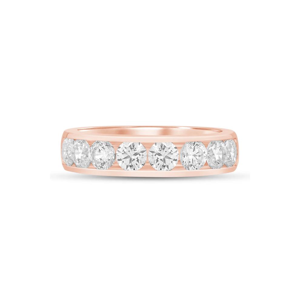 Lab Grown Diamond Channel-Set Band in 14K Rose Gold (2 ct. tw.) – Image 1 of 3