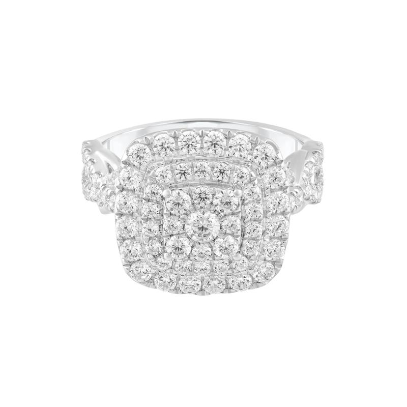 Diamond Engagement Ring in 10K White Gold &#40;1 1/2 ct. tw.&#41; – Image 1 of 3