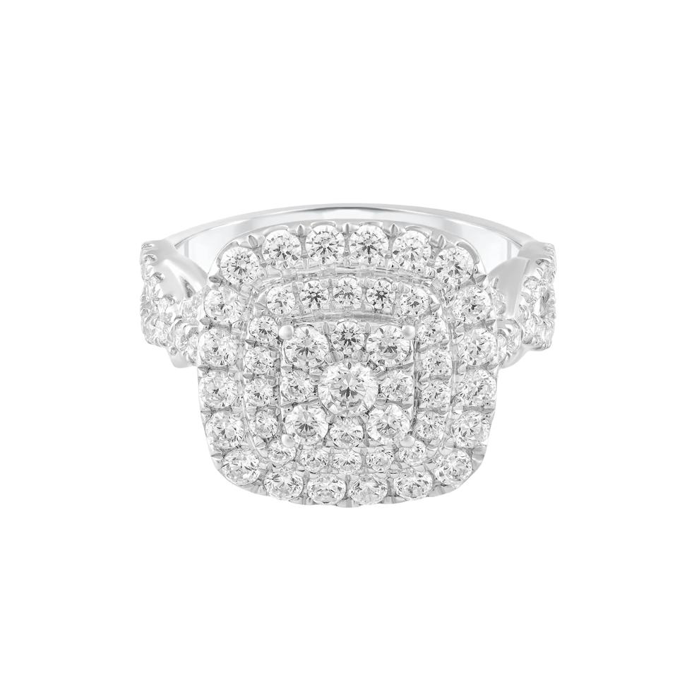 Diamond Engagement Ring in 10K White Gold (1 1/2 ct. tw.) – Image 1 of 3