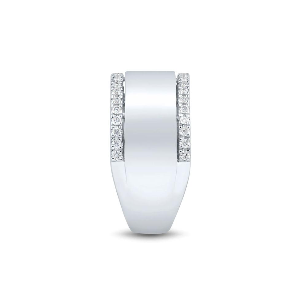 Lab Grown Diamond High Polish Band in 10K White Gold (1/3 ct. tw.) – Image 3 of 3