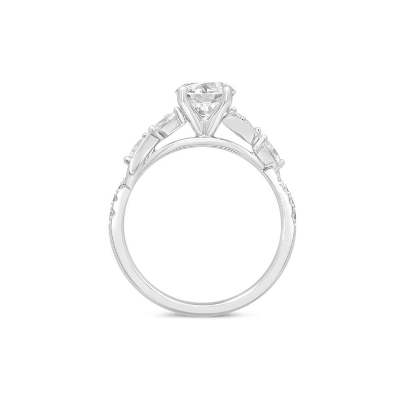 1/3 ct. tw. Diamond Semi-Mount Engagement Ring in 14K White Gold &#40;Setting Only&#41; – Image 3 of 6