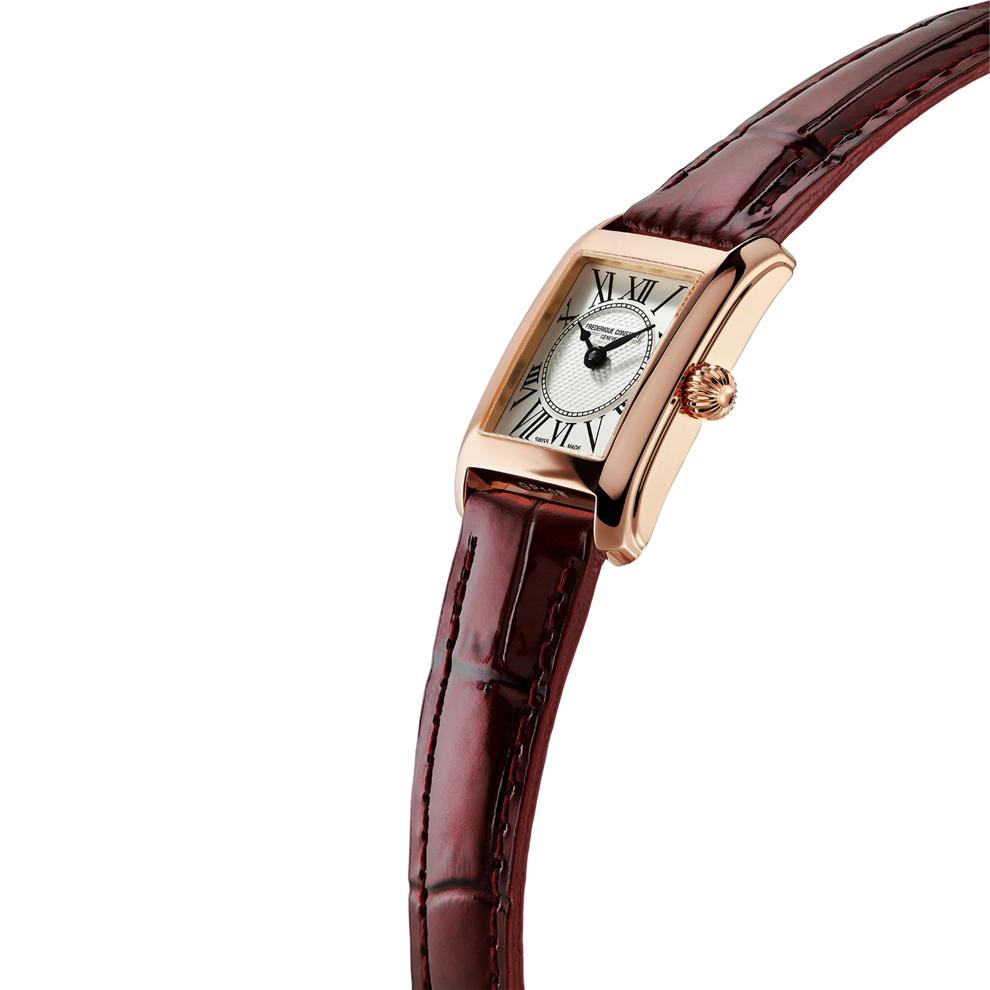 Ladies' Carree Watch With a Red Leather Strap – Image 3 of 3