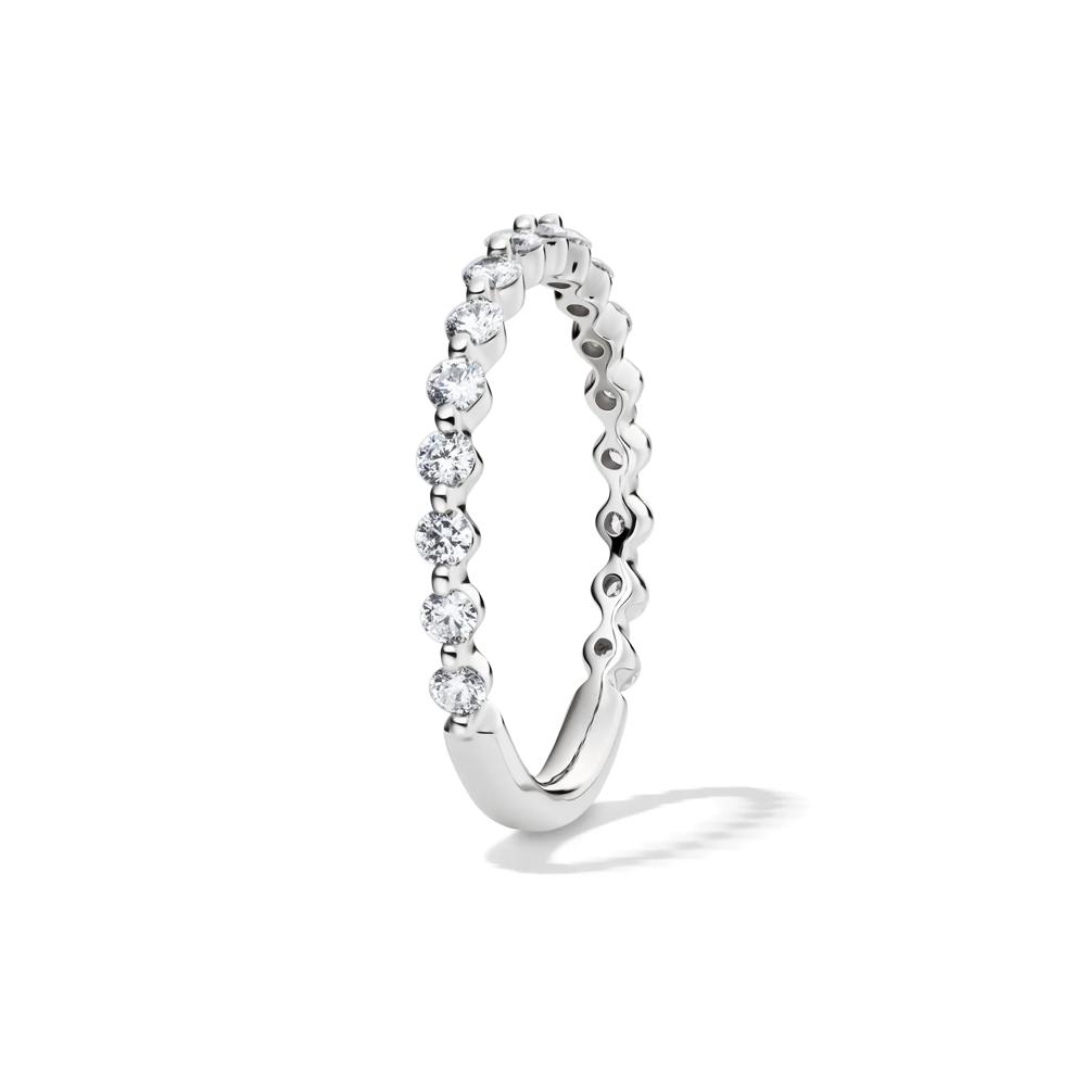 Lab Grown Diamond Wedding Band in 14K White Gold (1/2 ct. tw.) – Image 3 of 4