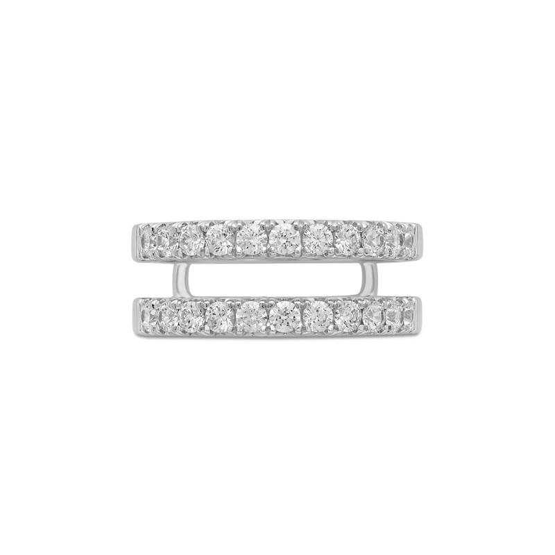 Lab Grown Diamond French Pav&eacute; Ring Enhancer in 14K White Gold &#40;1 ct. tw.&#41;  – Image 1 of 3