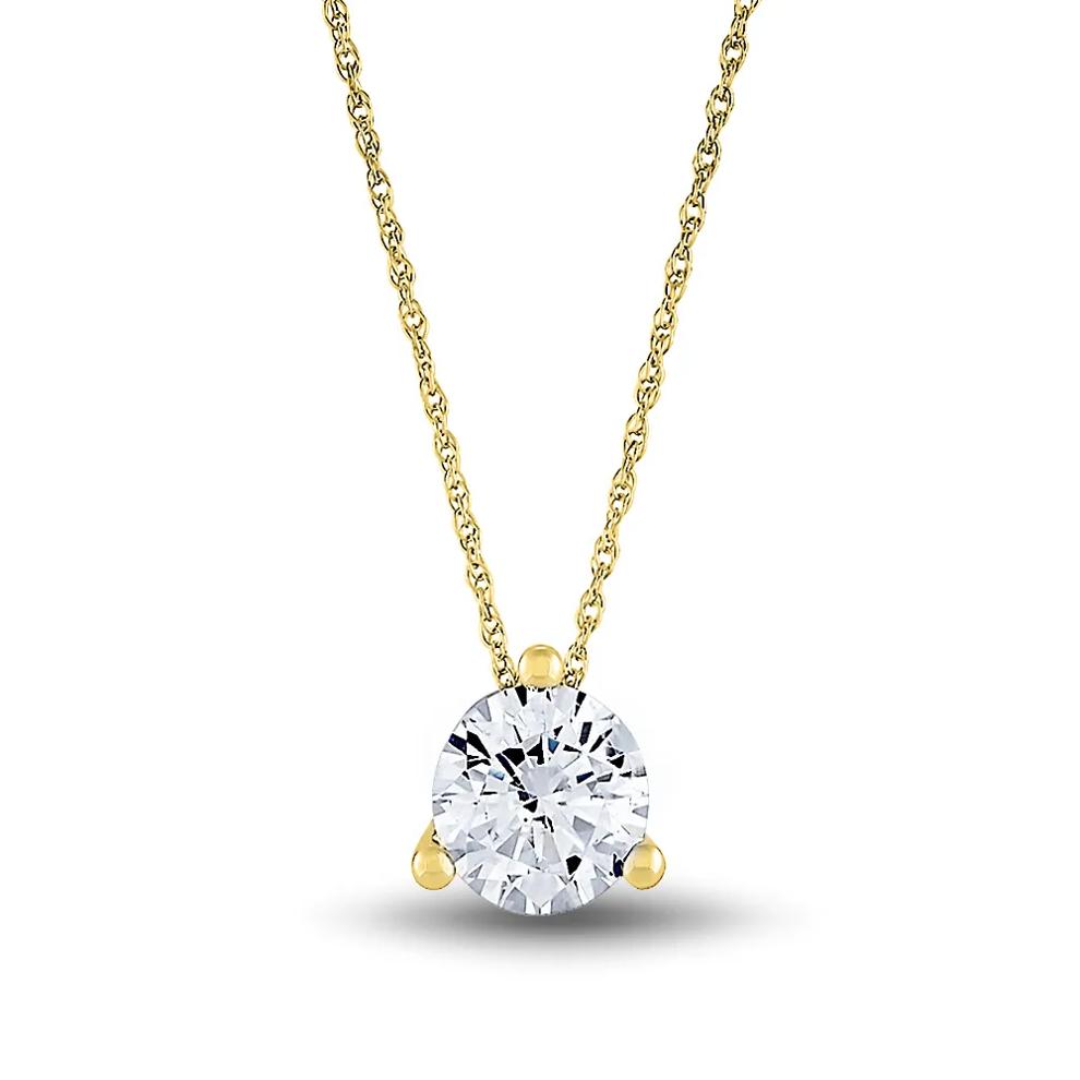Lab Grown Diamond Solitaire Pendant – Image 1 of 1