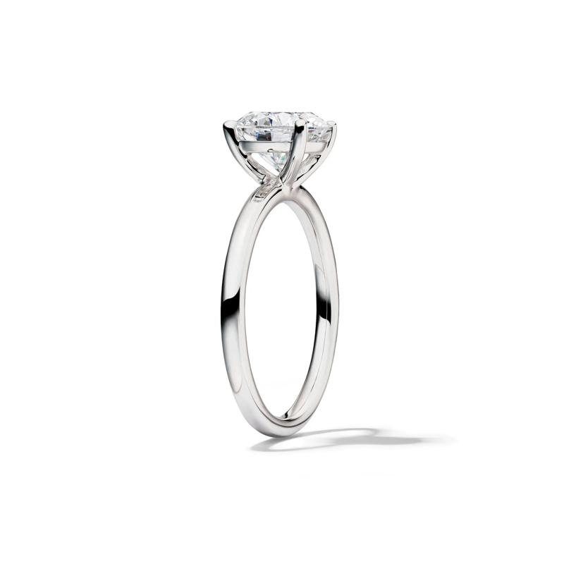 Lab Grown Diamond Round Solitaire Engagement Ring in 14K White Gold &#40;2 ct.&#41; – Image 3 of 4