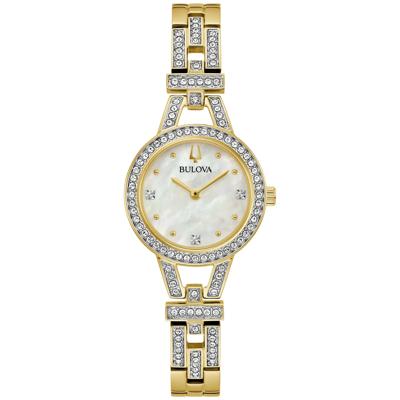 Ladies' Watch With a Gold-Tone Stainless Steel and Crystal Bracelet