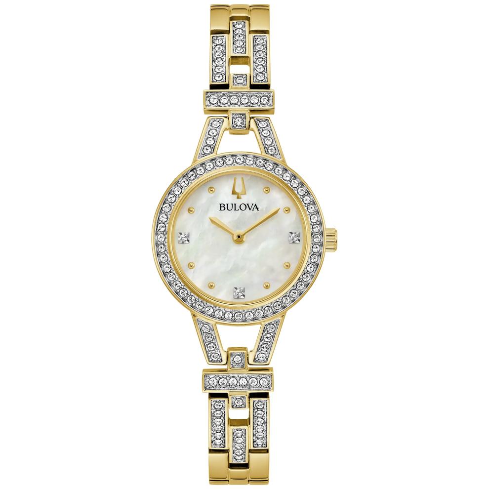 Ladies' Watch With a Gold-Tone Stainless Steel and Crystal Bracelet – Image 1 of 3