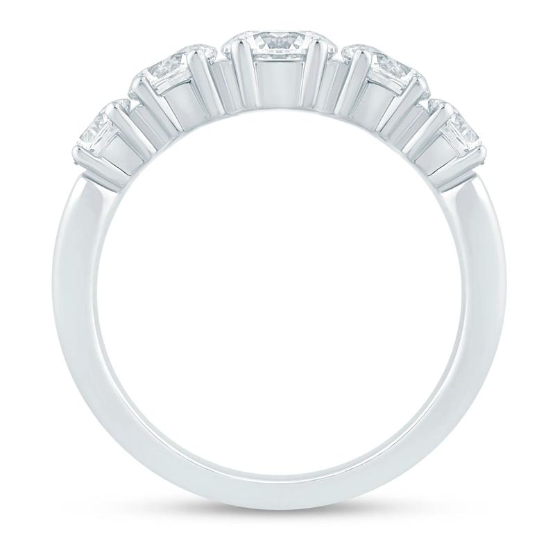 Diamond Five-Stone Anniversary Band in 14K White Gold &#40;2 ct. tw.&#41; – Image 2 of 3