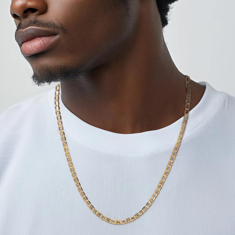 Polished Marine Chain in 14K Yellow Gold, 24&quot; – Image 3 of 3