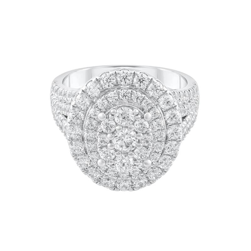 Diamond Composite Engagement Ring in 10K White Gold &#40;2 ct. tw.&#41; – Image 1 of 3