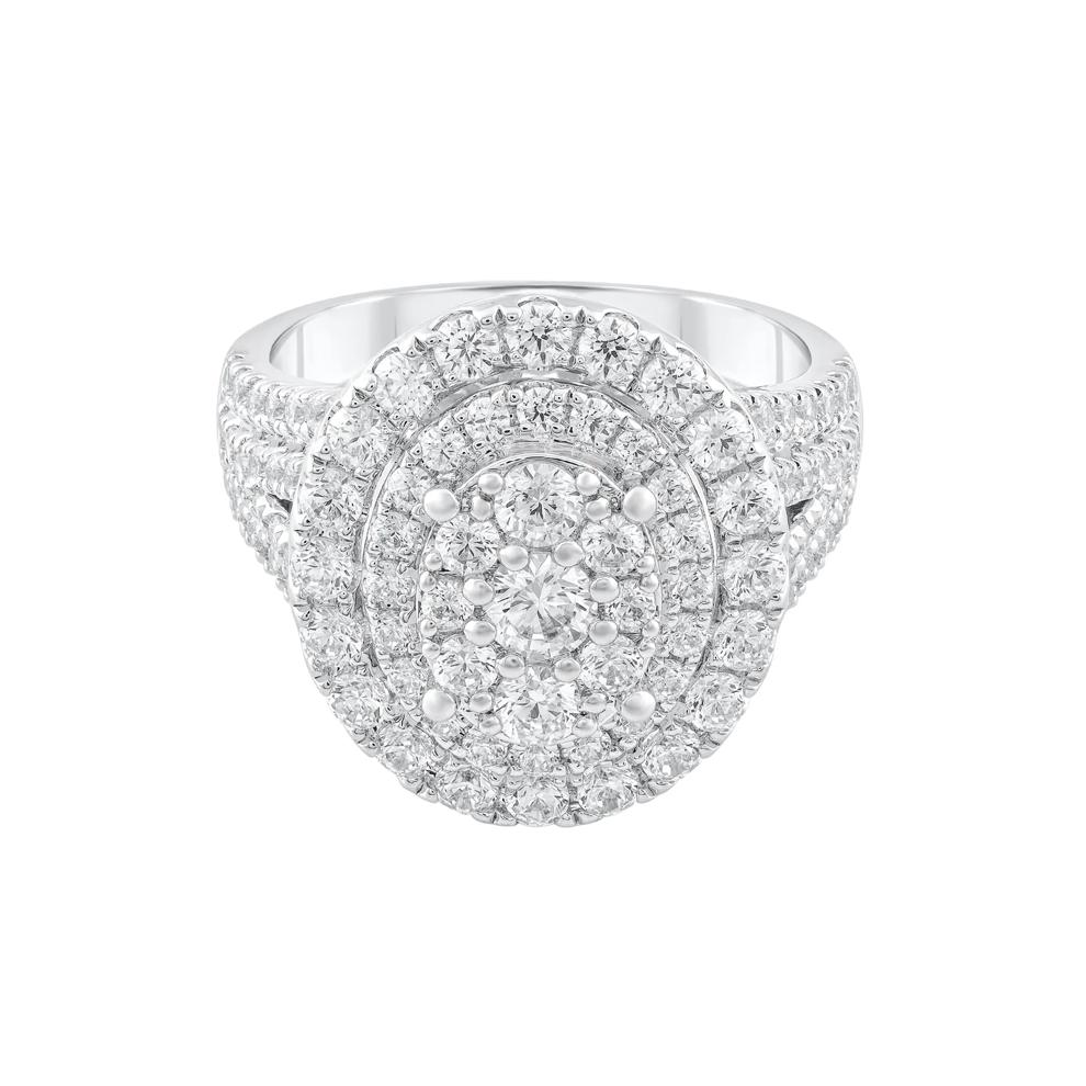 Diamond Composite Engagement Ring in 10K White Gold (2 ct. tw.) – Image 1 of 3