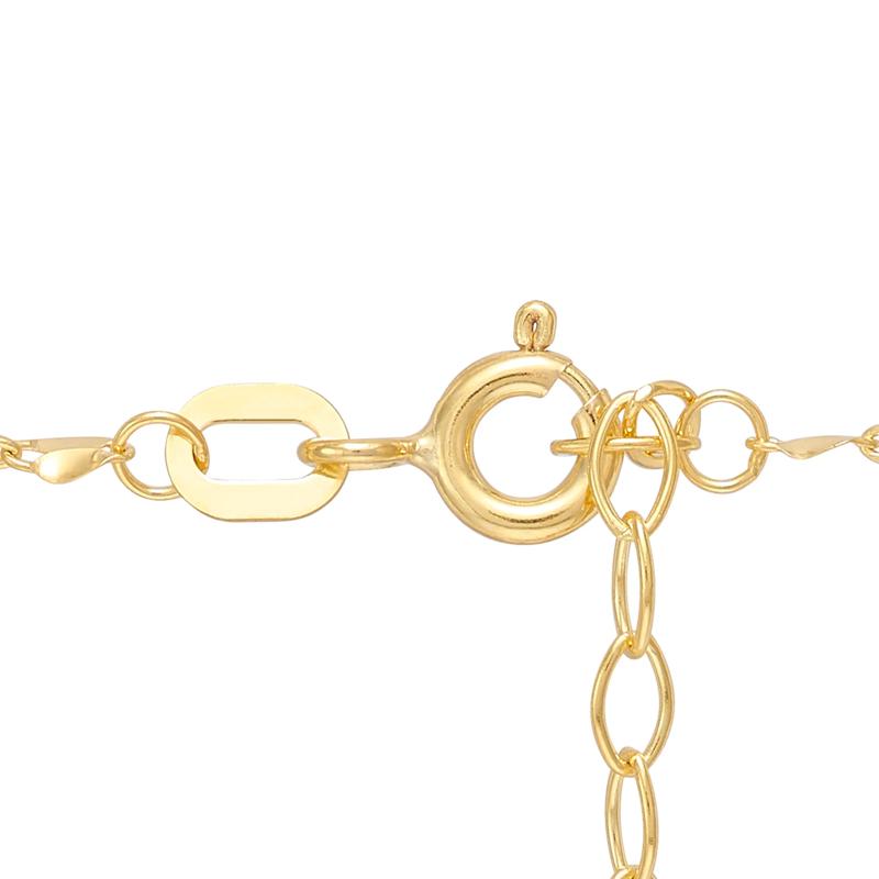 Mirror Chain Necklace in 14K Yellow Gold, 18&quot; – Image 2 of 2