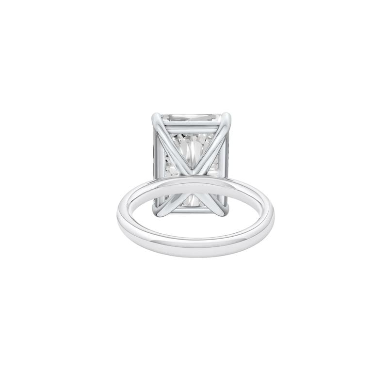Lab Grown Diamond Radiant-Cut Solitaire Ring in 14K White Gold &#40;9 ct.&#41; – Image 4 of 4