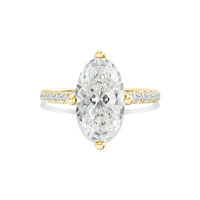 Carrie Lab Grown Diamond Engagement Ring in 18K Yellow Gold (3 1/4 ct. tw.)