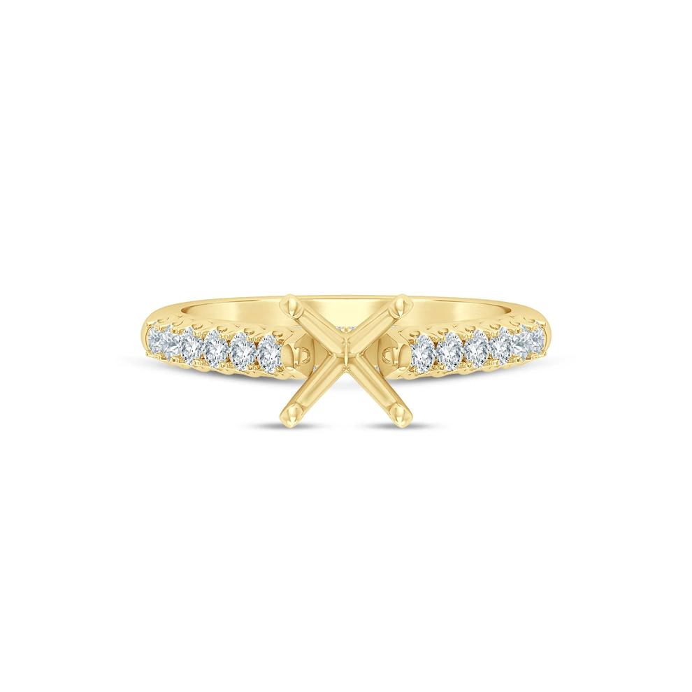 Lab Grown Diamond Semi-Mount Ring in 14K Yellow Gold (1/2 ct. tw.) – Image 2 of 6