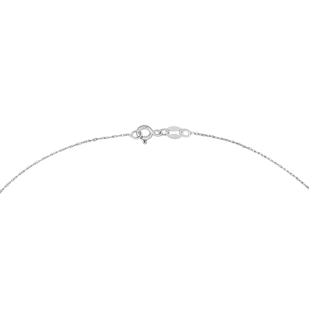 Diamond Open Dangle Heart Pendant Necklace in Sterling Silver (1/3 ct. tw.) – Image 2 of 4