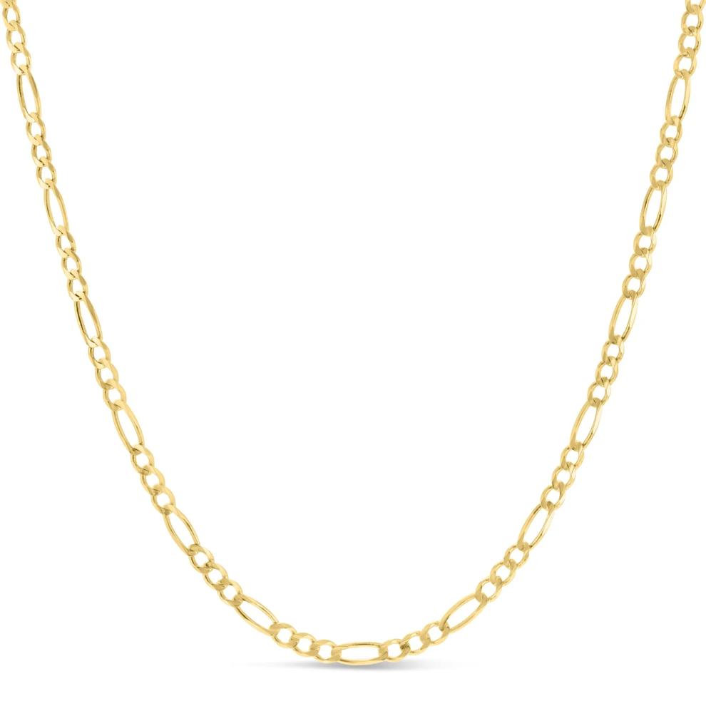 Solid Figaro Chain in 14K Yellow Gold, 3.8MM, 18&rdquo; – Image 1 of 4