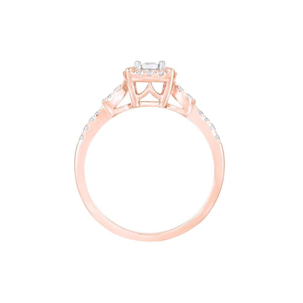 Diamond Promise Ring in 10K Rose Gold (1/4 ct. tw.) – Image 2 of 3