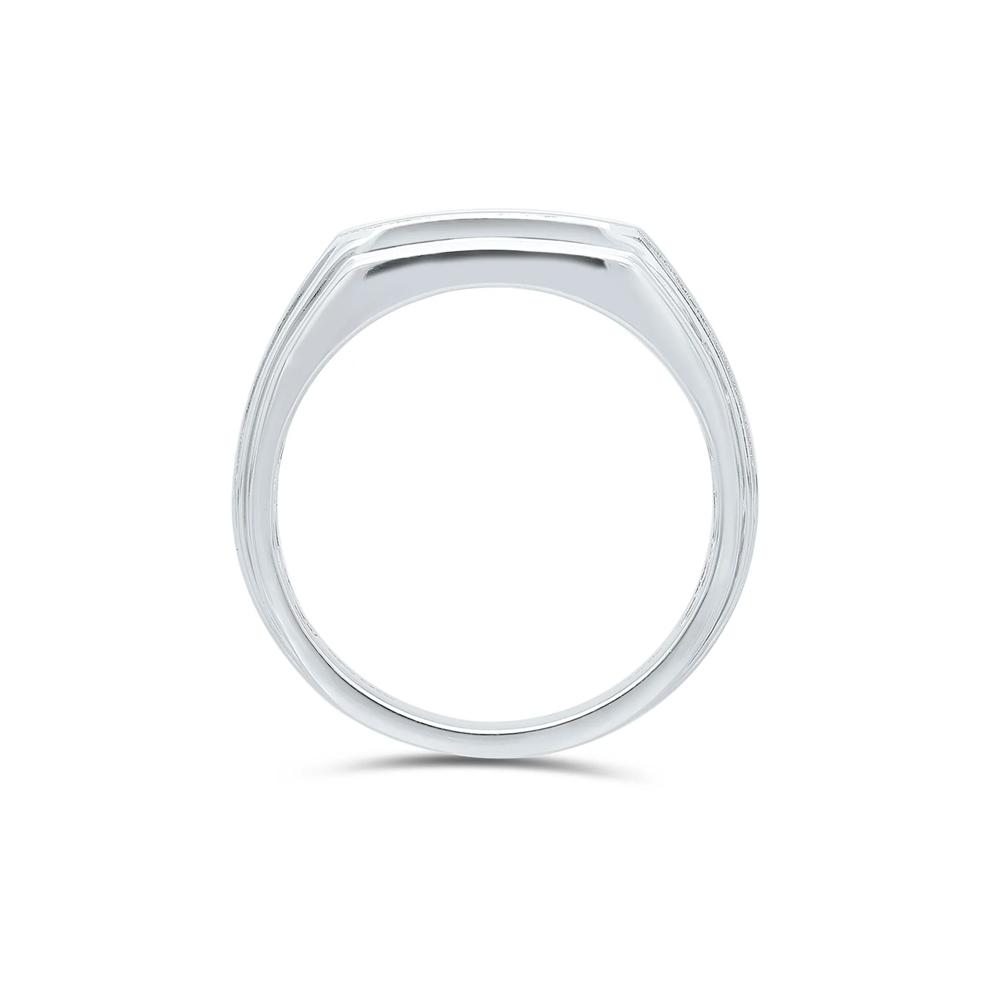 Men&rsquo;s Diamond Statement Ring in Sterling Silver (1/2 ct. tw.) – Image 2 of 3