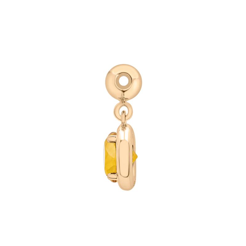 Citrine Birthstone Bead Charm in Vermeil – Image 2 of 3