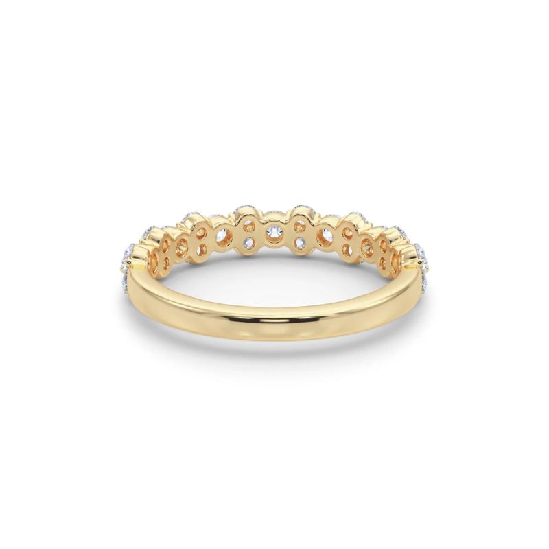  Lab Grown Diamond Anniversary Band in 14K Yellow Gold &#40;1 ct. tw.&#41; – Image 4 of 6