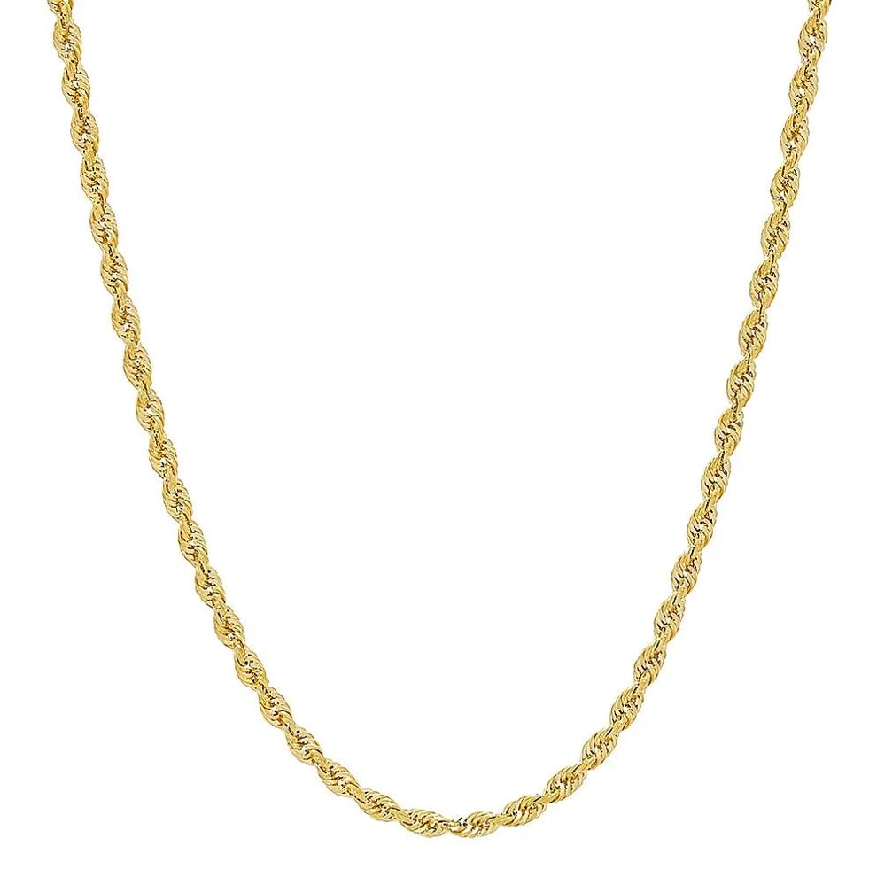 Glitter Rope Chain in 14K Yellow Gold, 22" – Image 1 of 3