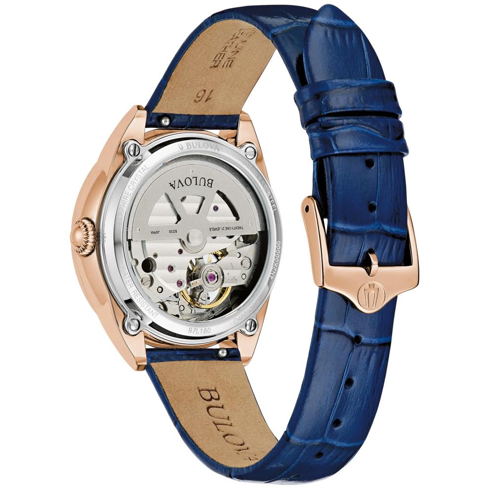Ladies' Sutton Watch in Blue Leather – Image 3 of 3