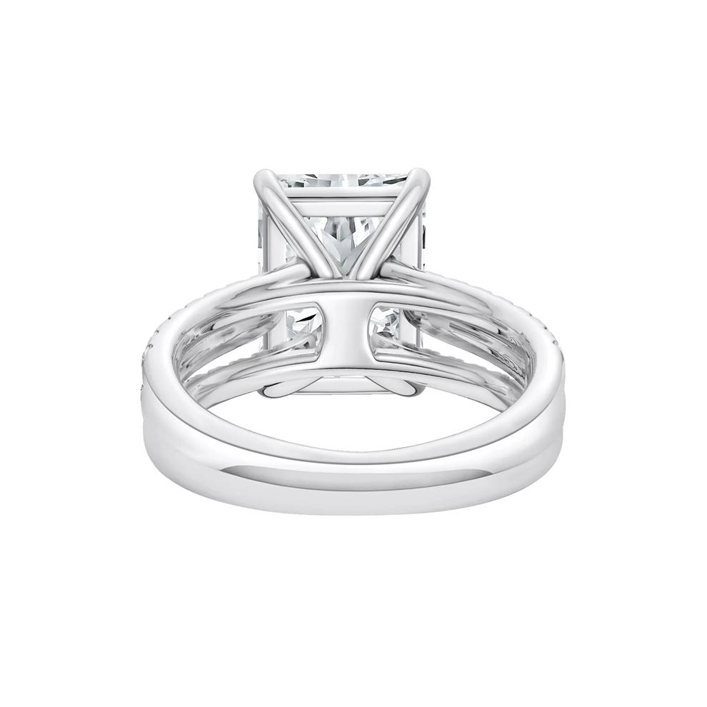 Lab Grown Diamond Engagement Ring in 14K White Gold (5 1/2 ct. tw.) – Image 4 of 4