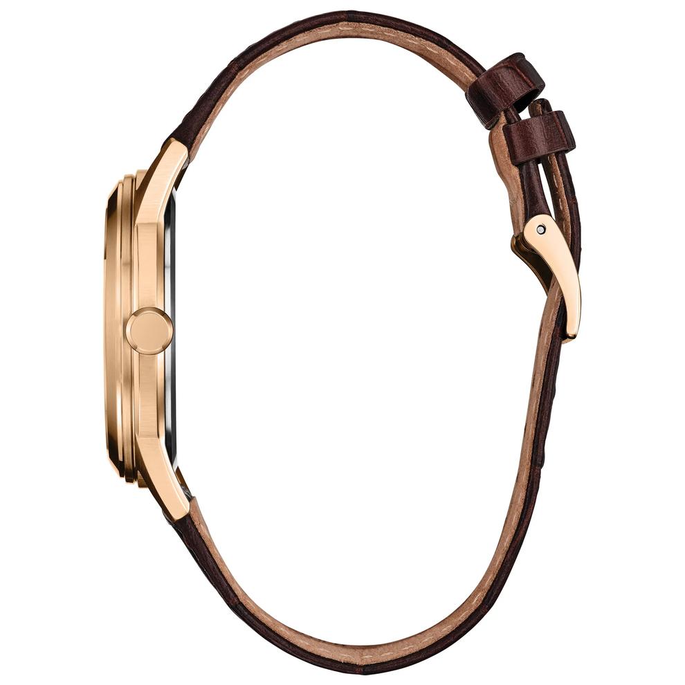 Men's Dress Classic Rolan Watch in Brown Leather – Image 3 of 3