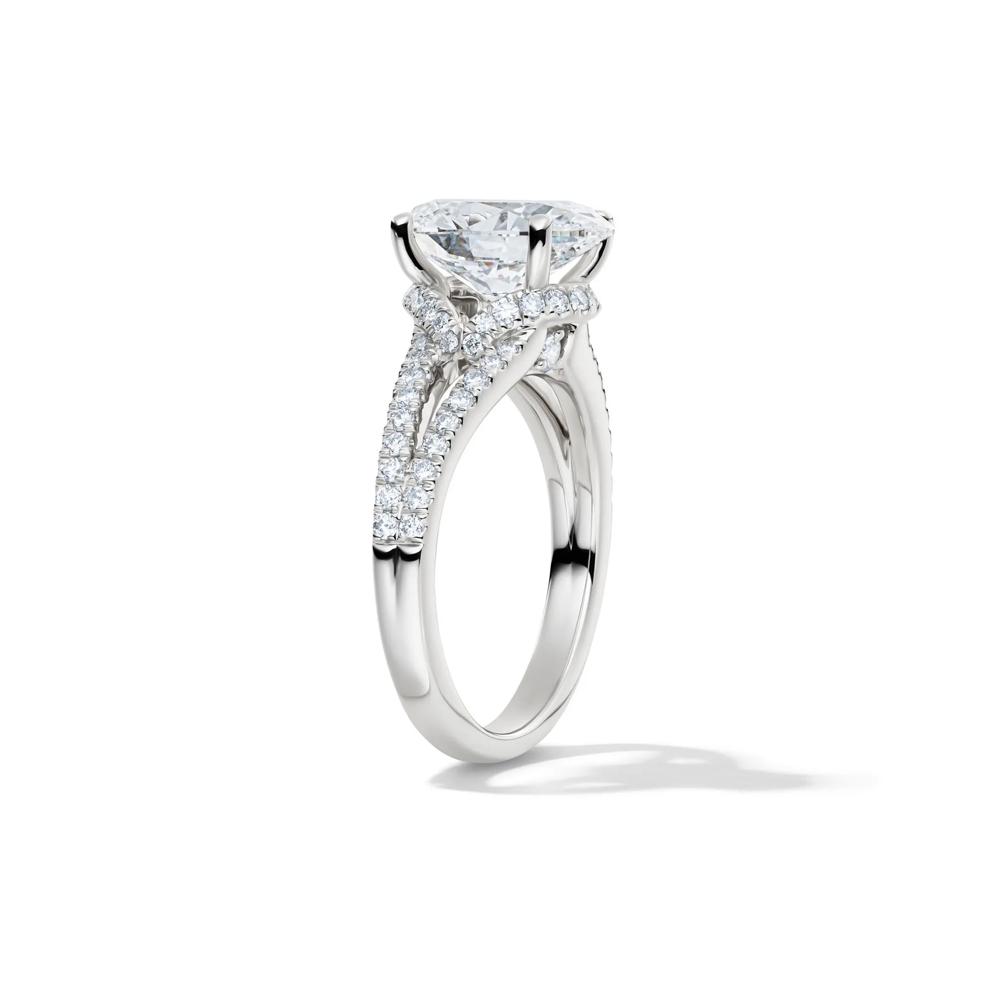 Georgia Lab Grown Diamond Engagement Ring in Platinum (3 1/2 ct. tw.) – Image 3 of 5