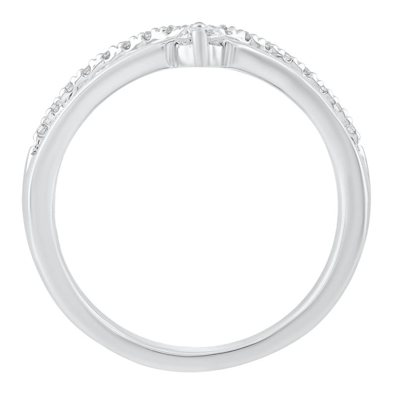 Diamond Contour Band in 14K White Gold (1/2 ct. tw.) – Image 2 of 3