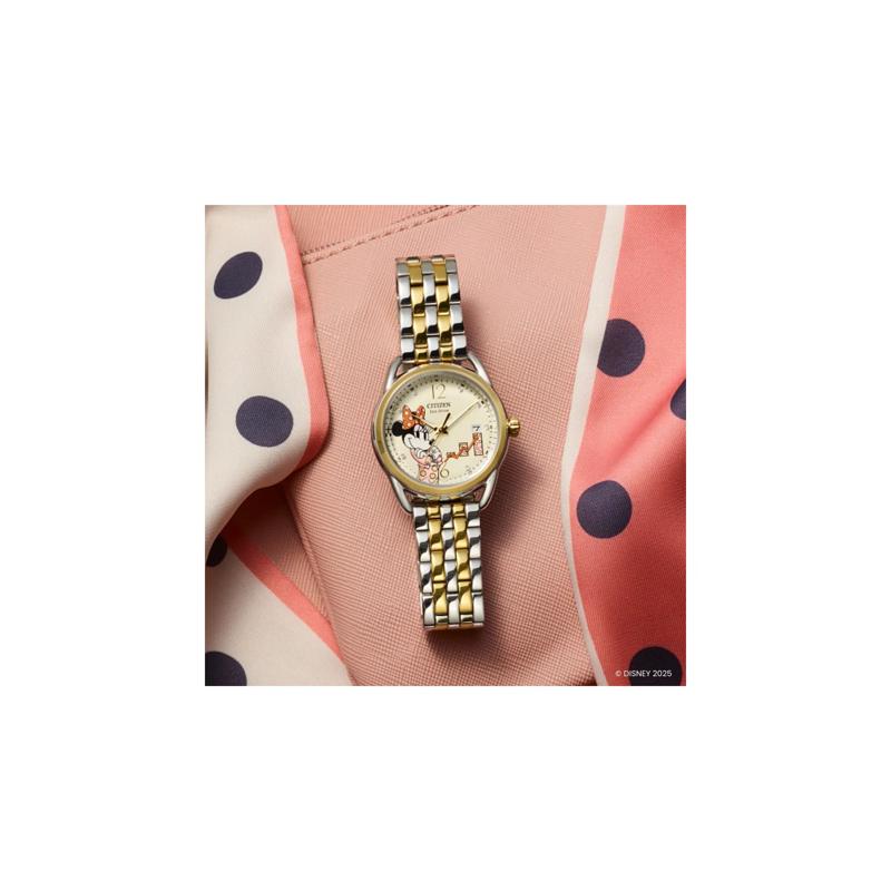Ladies&#39; Disney Empowered Minnie Mouse Watch in Two-Tone Stainless Steel, 36MM – Image 5 of 5