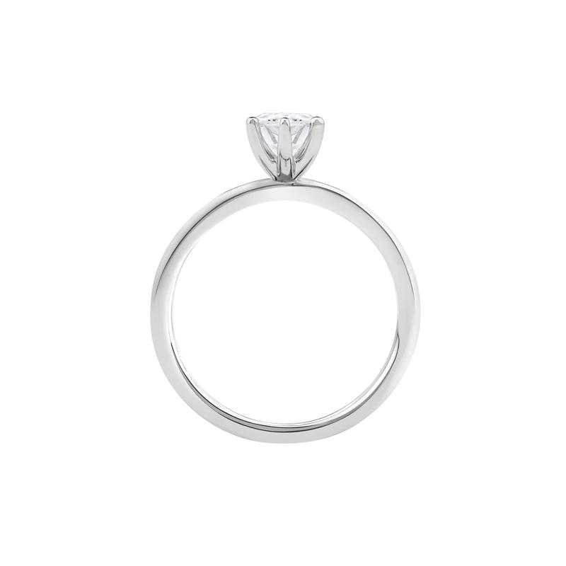 Diamond Pear-Shaped Solitaire Engagement Ring in 14K White Gold &#40;1 ct.&#41; – Image 2 of 5