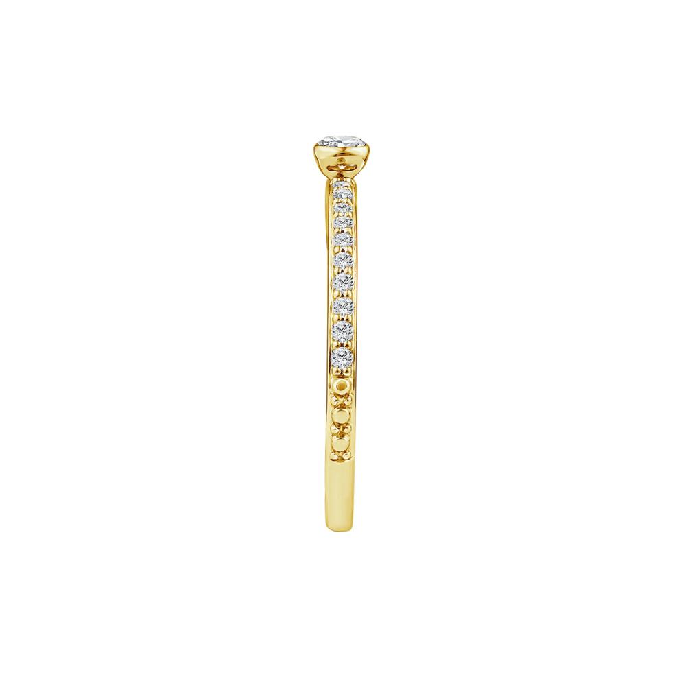 Diamond Ring in 10K Yellow Gold (1/4 ct. tw.) – Image 3 of 3