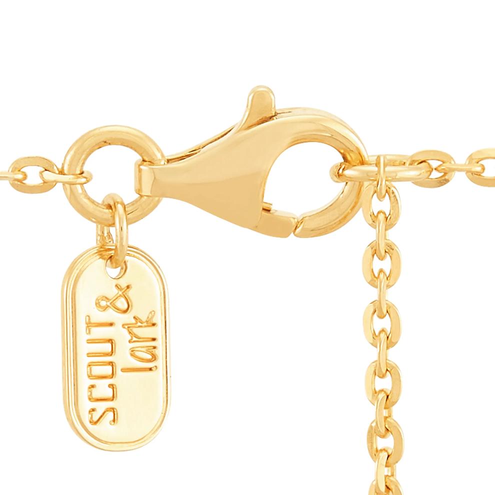 Lab Grown Diamond Dangle Necklace in Vermeil (1/4 ct. tw.) – Image 2 of 2