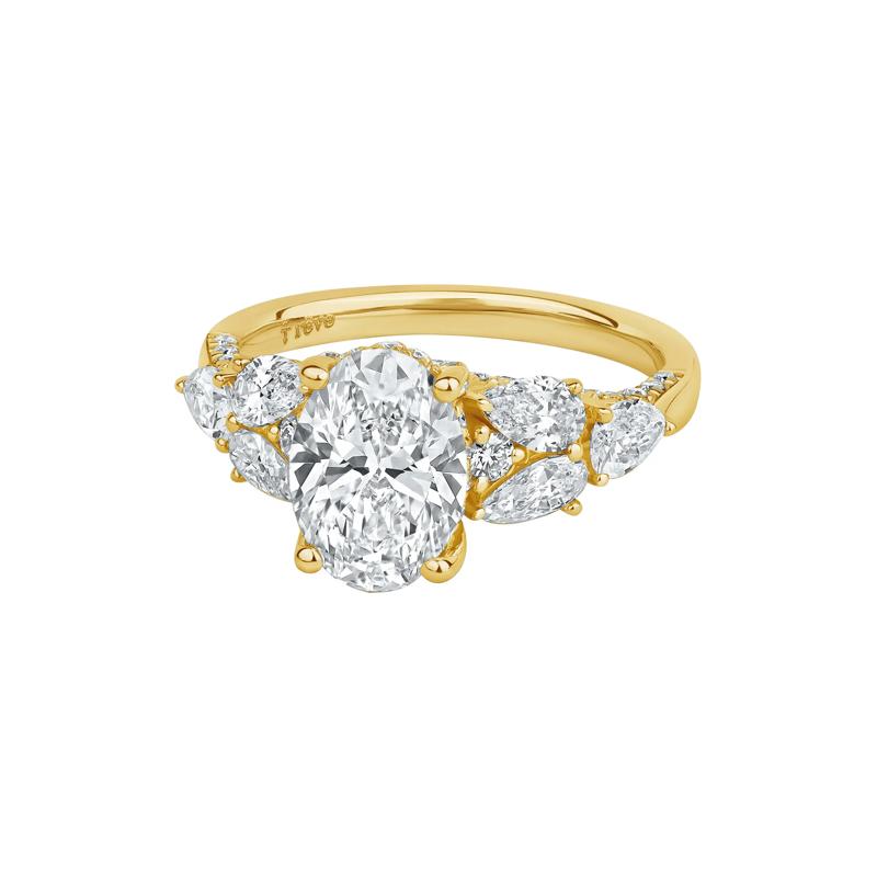 Taylor Lab Grown Diamond Engagement Ring in 14K Yellow Gold &#40;3 1/3 ct. tw.&#41; – Image 4 of 5