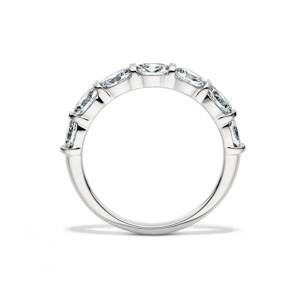 Lab Grown Diamond Seven-Stone Wedding Band in 14K White Gold (1 ct. tw.) – Image 2 of 4
