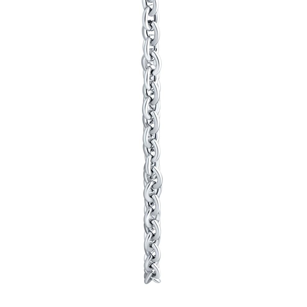 Rolo Link Necklace in Sterling Silver – Image 3 of 3