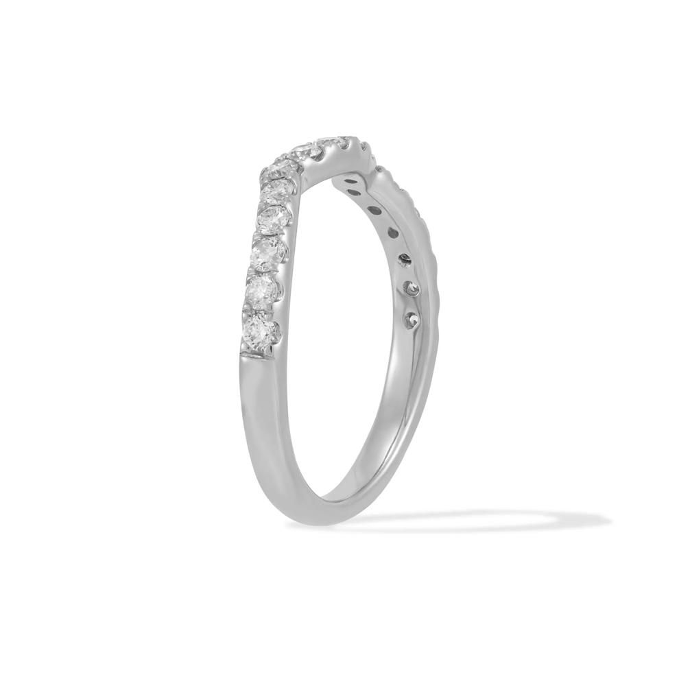 Diamond Contour Band in 10K White Gold (1/2 ct. tw.) – Image 2 of 4