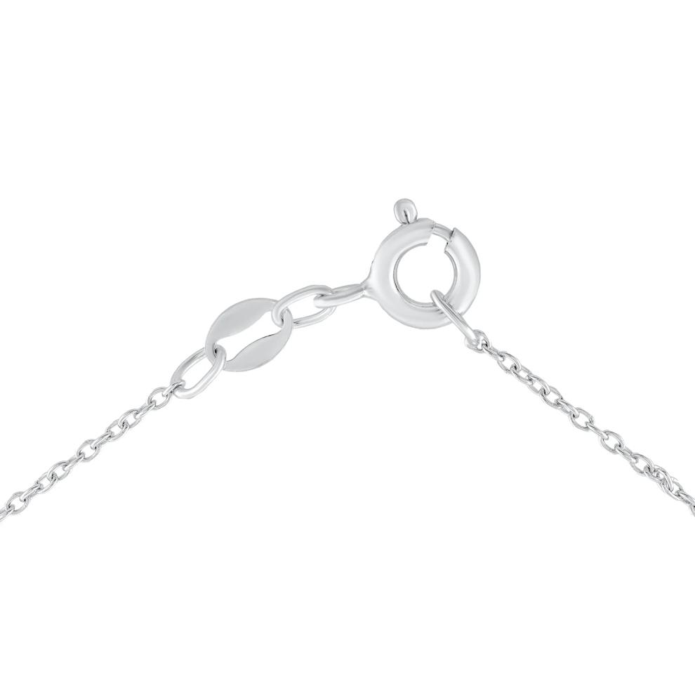 Black Diamond Clover Pendant in Sterling Silver (1/4 ct. tw.) – Image 2 of 4