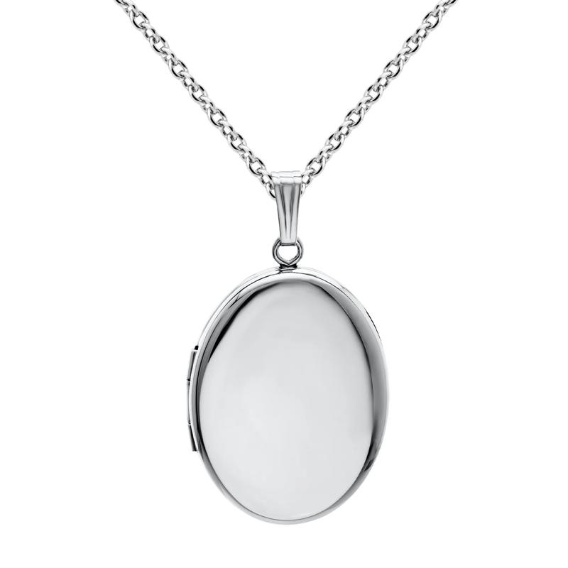 Oval Locket in Sterling Silver – Image 1 of 4